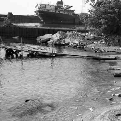 Damaged City Boat Launch