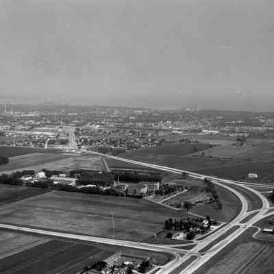 Intersection of Highway 151, 141, and County R