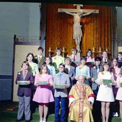 St. Patrick Church, 8th Grade, 1973
