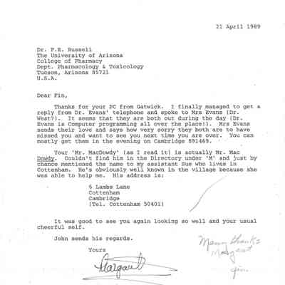 Correspondence
