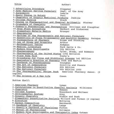 List