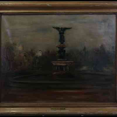 Zucker, Jacques (1900-1981) "Fountain, Central Park"