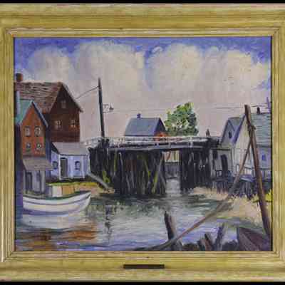 Bentz, John Fitzhenry (1858-1950) "The Canal"
