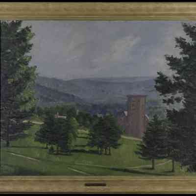 Jehu, Pauline (1867-1947) "Ithaca From Campus"