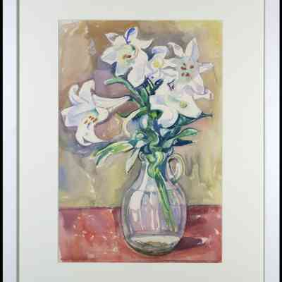 Sprinchorn, Carl (1887-1971) "Easter Lilies"