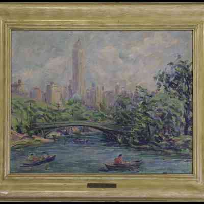 Abernathy, Inez (1873-1956) "The Lake, Central Park"