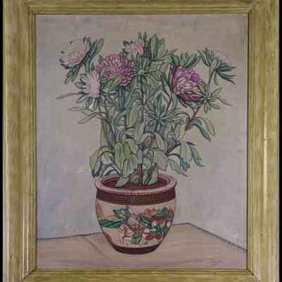 Alger, John Herbert (1879-1967) "Asters in Chinese Pot"