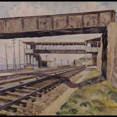 "Dorfman, David (NA) "Riverdale, NY (Railroad Tracks)"