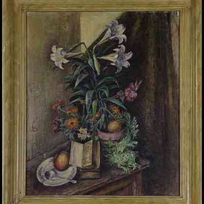 Burliuk, David (1882-1967) "Easter Bouquet"