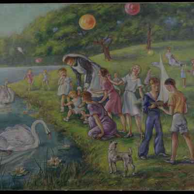 Ross, Frederick Webb (1885-1964) "Playtime"