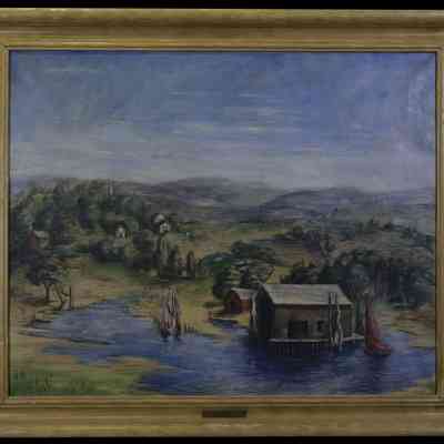 Sharp, John (1911-1966) "Deserted Wharf"