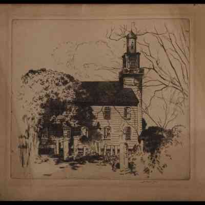 Jones, Leon Foster (1887-1940) "Church Graveyard"