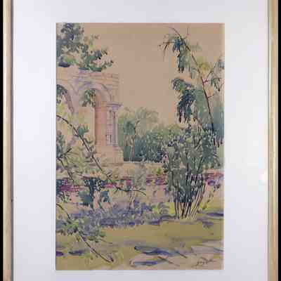 Gaige, Richard Thomas (1907-1992) "Pink Cloister"