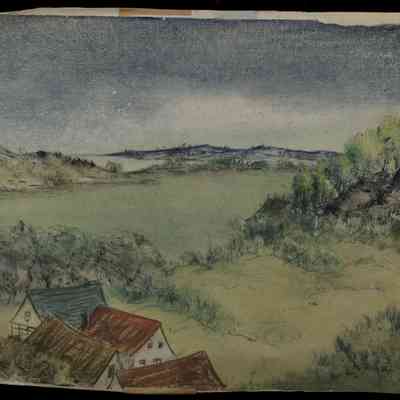 Nagai, Tomiso (Thomas) (1886-1966) "Greenfields"