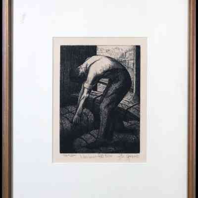 Grambs, Blanche Mary (1916-2010) "Warehouse, East River"