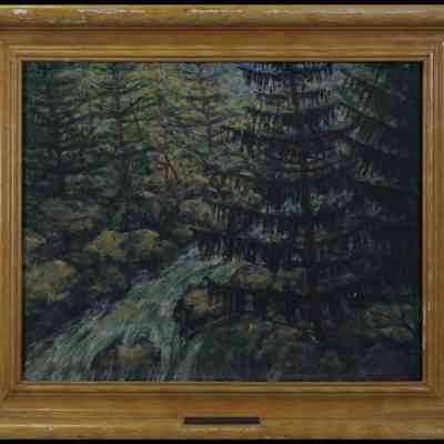 Widlizka, Leopold (1870-1940) "Mountain Torrent"