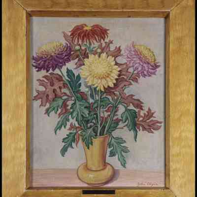 Alger, John Herbert (1879-1967) "Chrysanthemums"