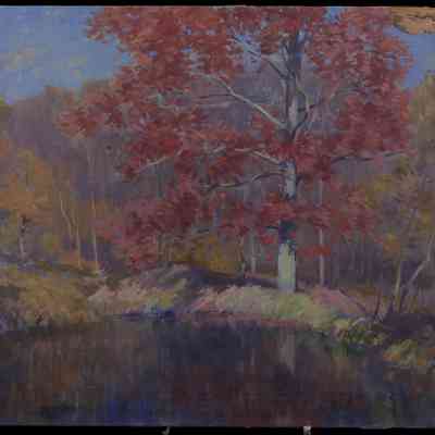 Nordell, Carl [Johan David] (1885-1957) "The Pool in Autumn"