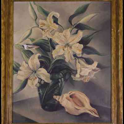 Bowler, Harold T. (1903-1965) "Lilies and Shell"
