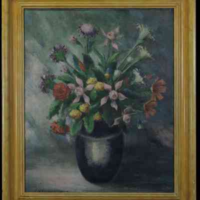 Nakagawa, Kikuta H. (b. 1888) "Flowers Still Life"