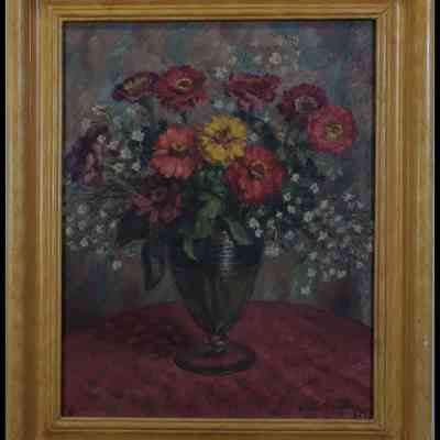 Swisher, Allan (1888-1960) "July Flowers"