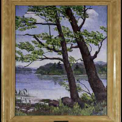 Andrews, Robert (NA) "Birches in the Breeze"