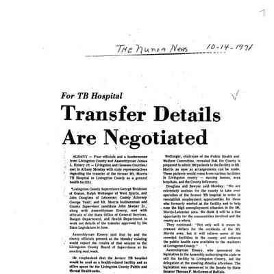 Livingston County Transition 1971-1972