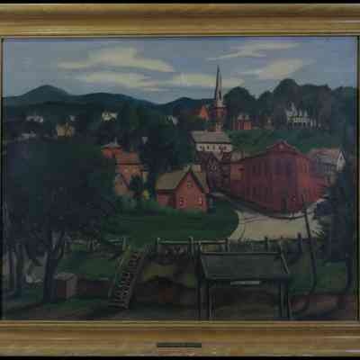 Yaghjian, Edmund (1903-1997) "Small Town, NY"