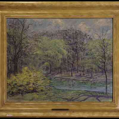 Abernathy, Inez (1873-1956) "Spring in Central Park"