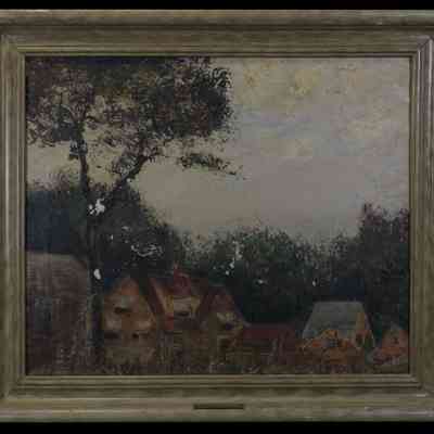 Sarkadi-Schuller, Leo (1879-1947) "Edge of the Garden"