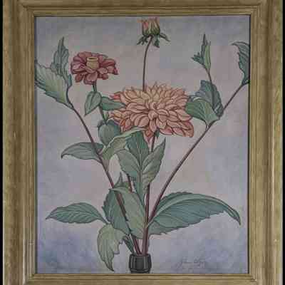 Alger, John Herbert (1879-1967) "Dahlias"