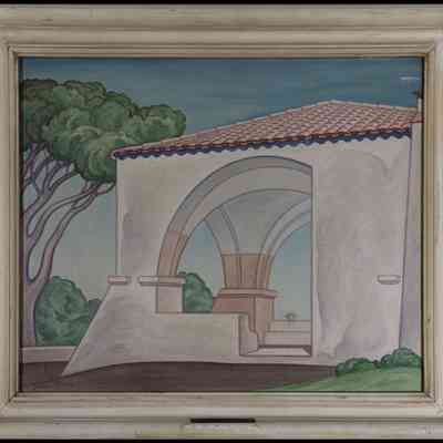 Alger, John Herbert (1879-1967) "Entrance to Chapel, St. Tropez"