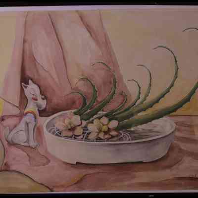 Kadowaki, Motoichi (Roy) (1885-1981) "Flower Arrangement"