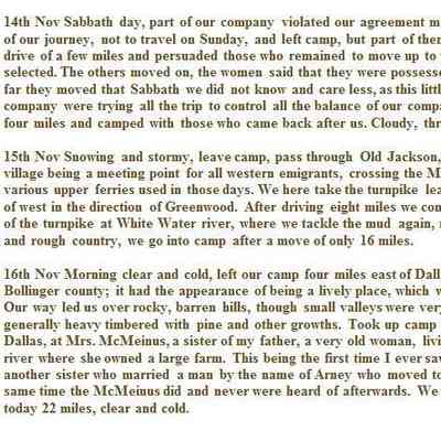Darr Journal Entries through Bollinger County