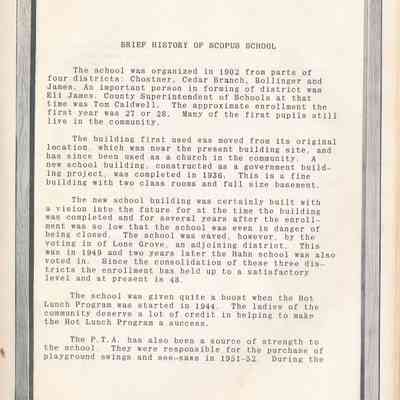 History of Scopus School