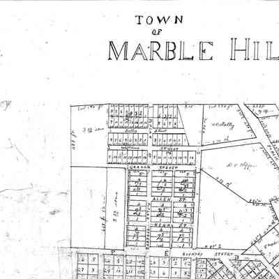 1906 Marble Hill City Plat Map