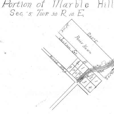 1922 Marble Hill Survey, Jackson Road
