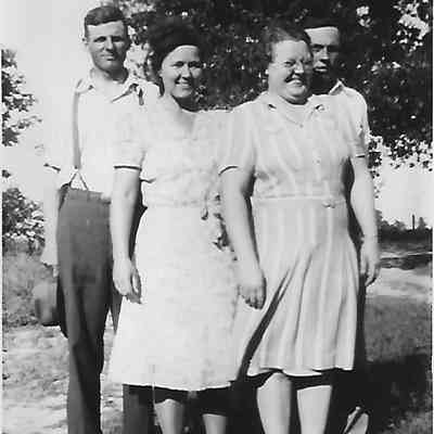 Luther, Anna, Lucy and Lawrence Fadler