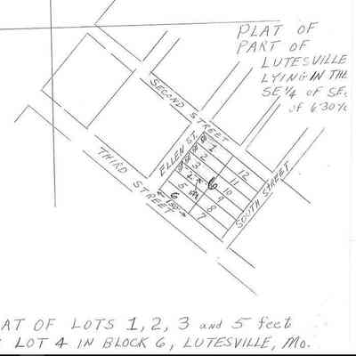 1837 Lutes House Location