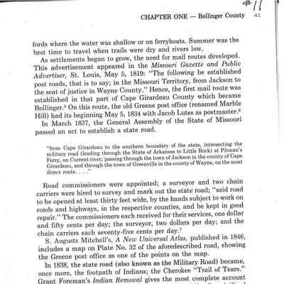 Postal Road 34 History