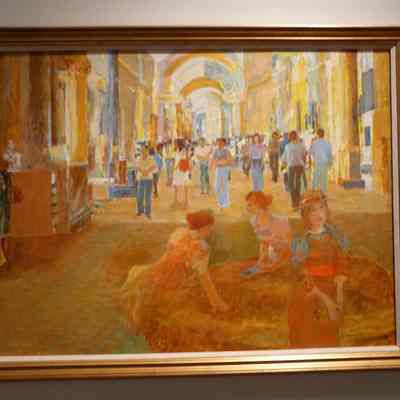 Grand Gallery of the Musee du Louvre