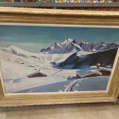 Haute Montagne en Hiver (High Mountain In Winter)