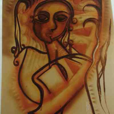 Head of Burlesque Dancer