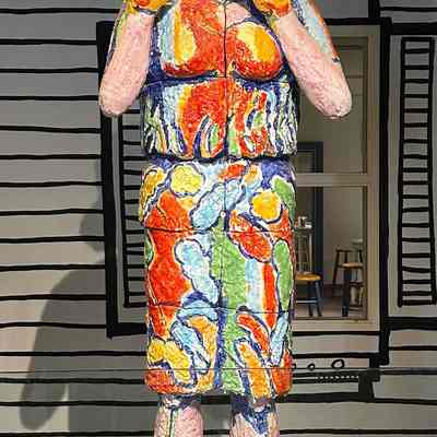 Gesturing Woman