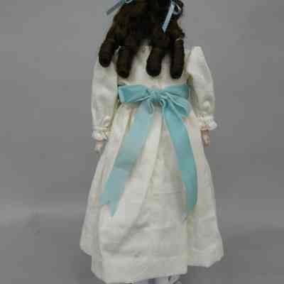 Doll with Paul Schmidt Bisque Head, Leather Body