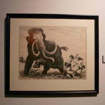 Woolly Mammoth and Neanderthal Man