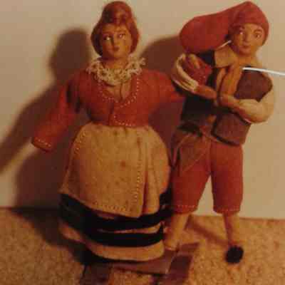 Portugese Fisherman and Fisherman's Wife Doll