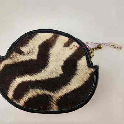 Pocketbook of Zebra Skin from Kenya