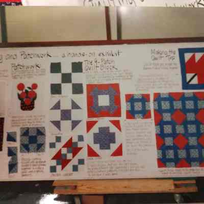 Quilt Panel describing Quilt- Making Process