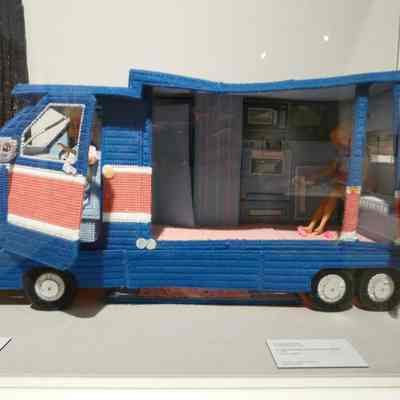 Barbie Doll Mobile Home with Dolls
